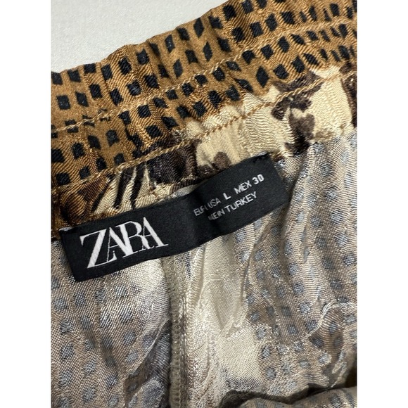 Zara Multi Scarf Print Suit. Womens. Jacket Sz M. Pants Sz L - Picture 12 of 16
